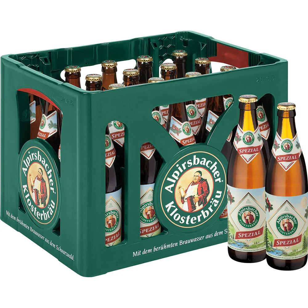 Alpirsbacher Klosterbräu Spezial 20 × 0,5 Liter Glas