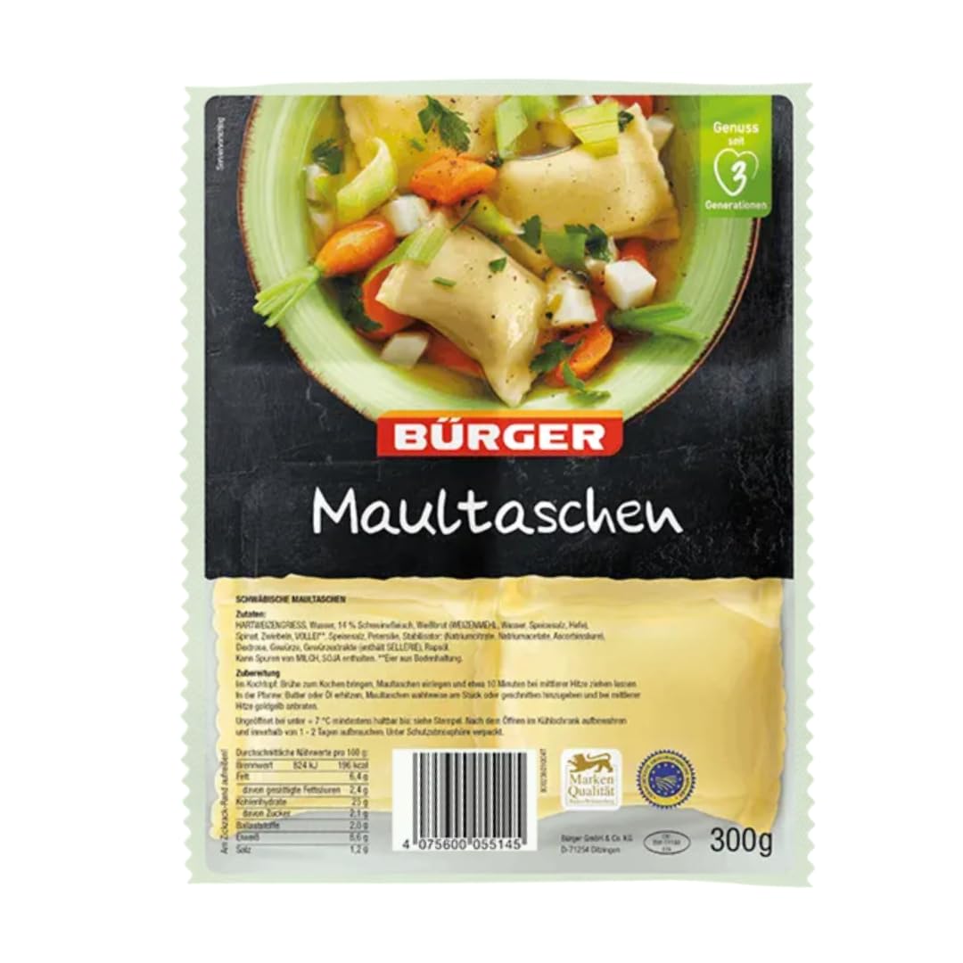 Bürger Maultaschen traditionell 300 g (6 x 50 g)
