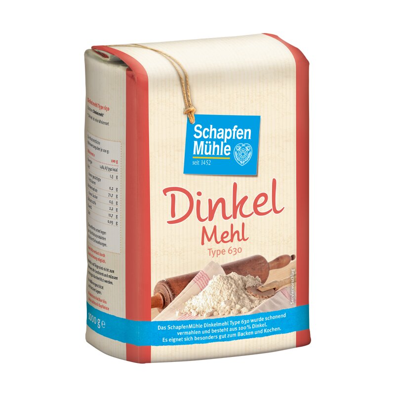 SchapfenMühle Dinkelmehl Type 630 1 kg