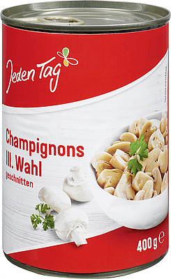 Jeden Tag Champignons in Scheiben 314 ml