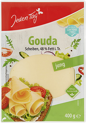 Jeden Tag Gouda in Scheiben 48% 400g
