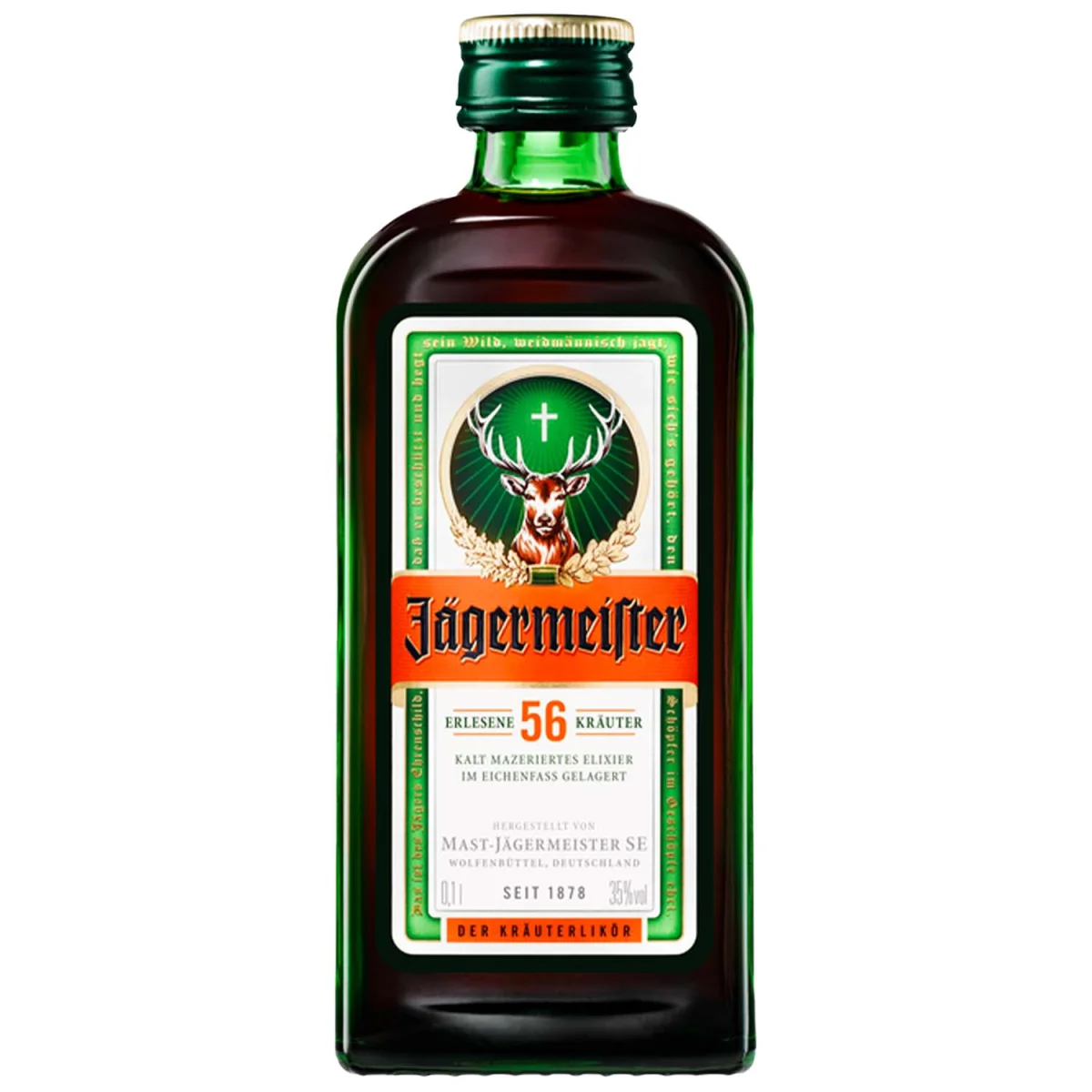 Jägermeister Kräuterlikör 35% 0,1 Liter