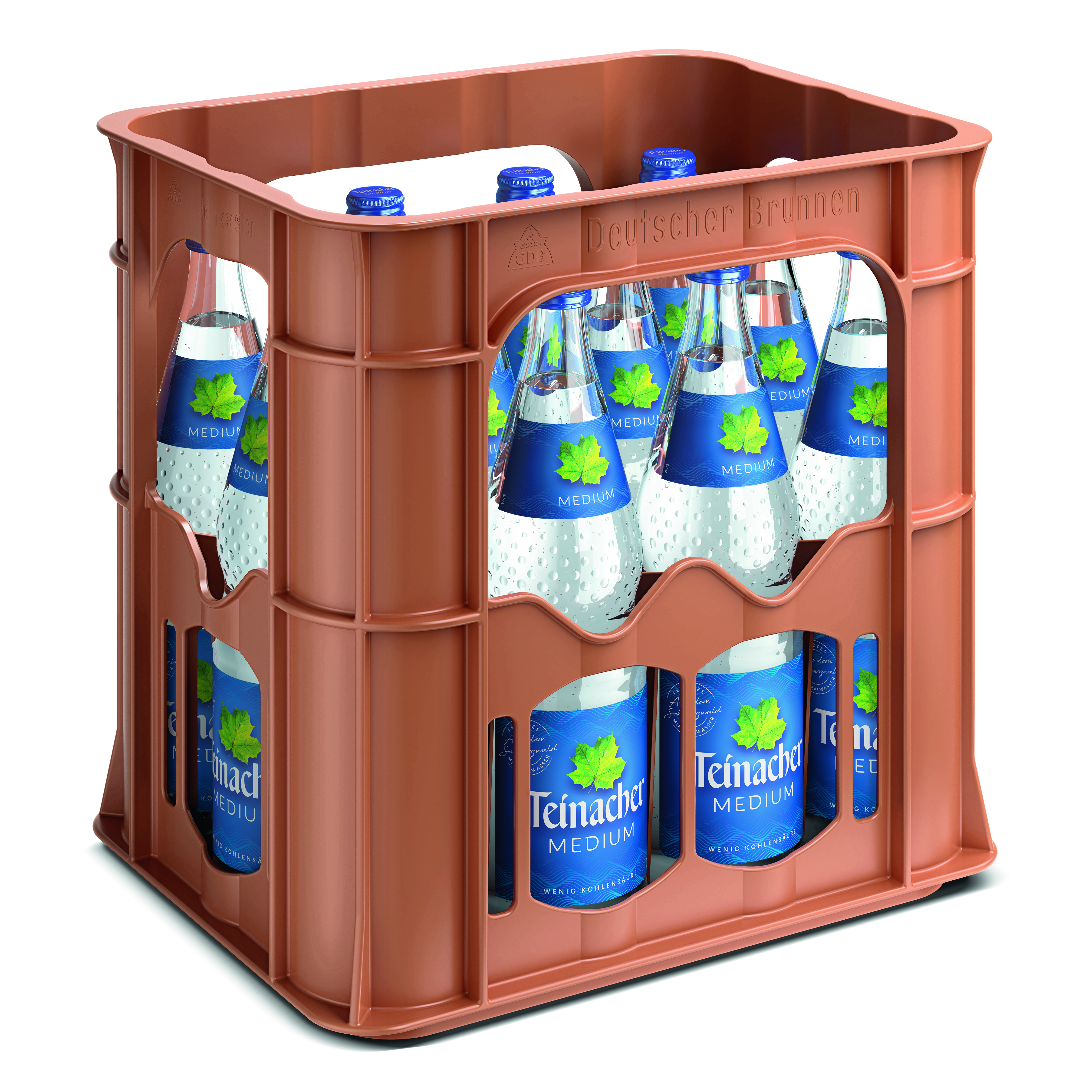 Teinacher Medium Mineralwasser 12 × 0,7 Liter Glas